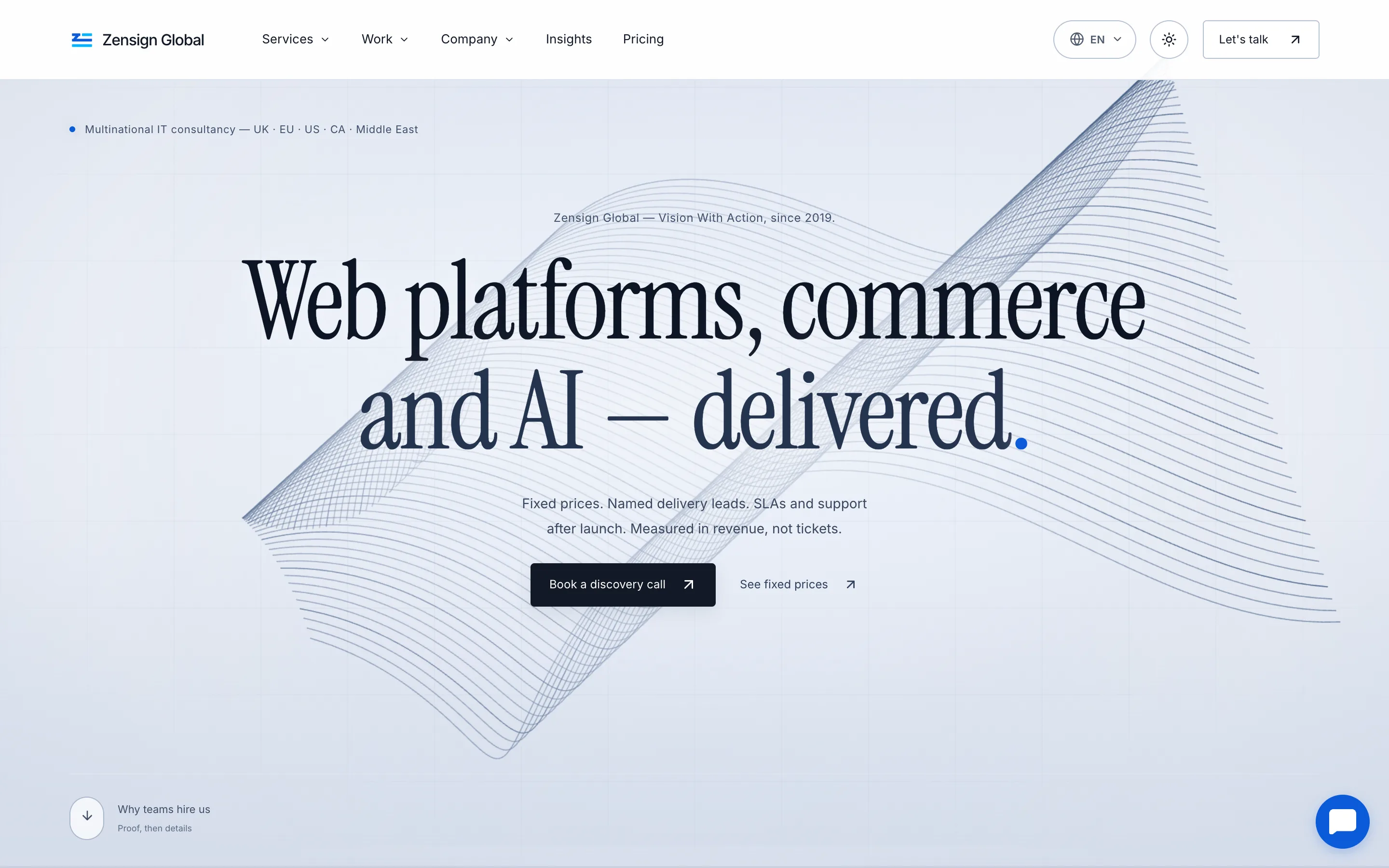 Zensign Global website